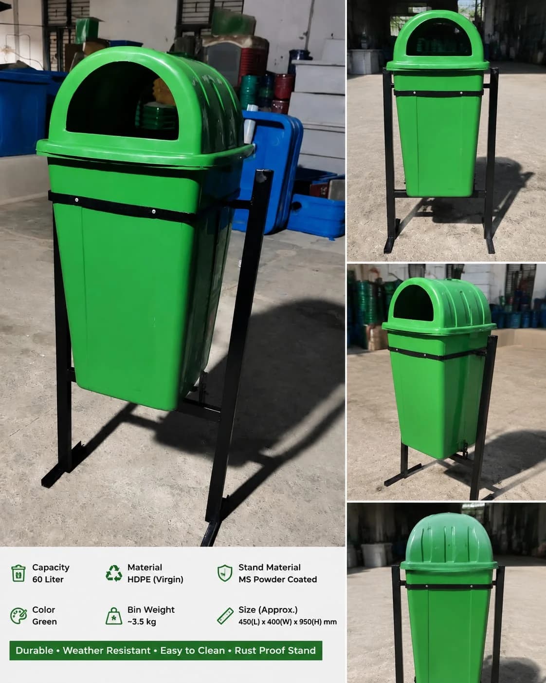 Hanusol FRP Dustbin Fiber Reinforced Plastic