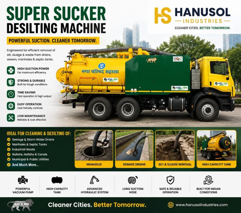 Super Sucker Desilting