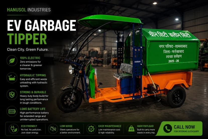 EV Garbage Tipper Supplier in Bihar