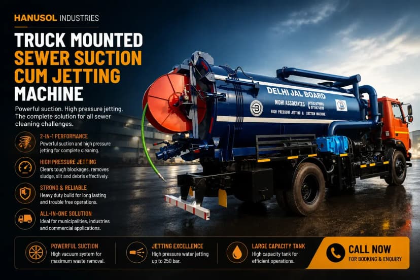 Tractor Mounted Jetting Cum Suction Supplier in Bihar