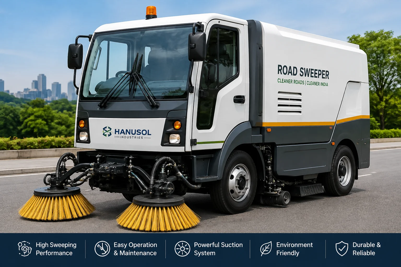 Industrial Road Sweeper Machine