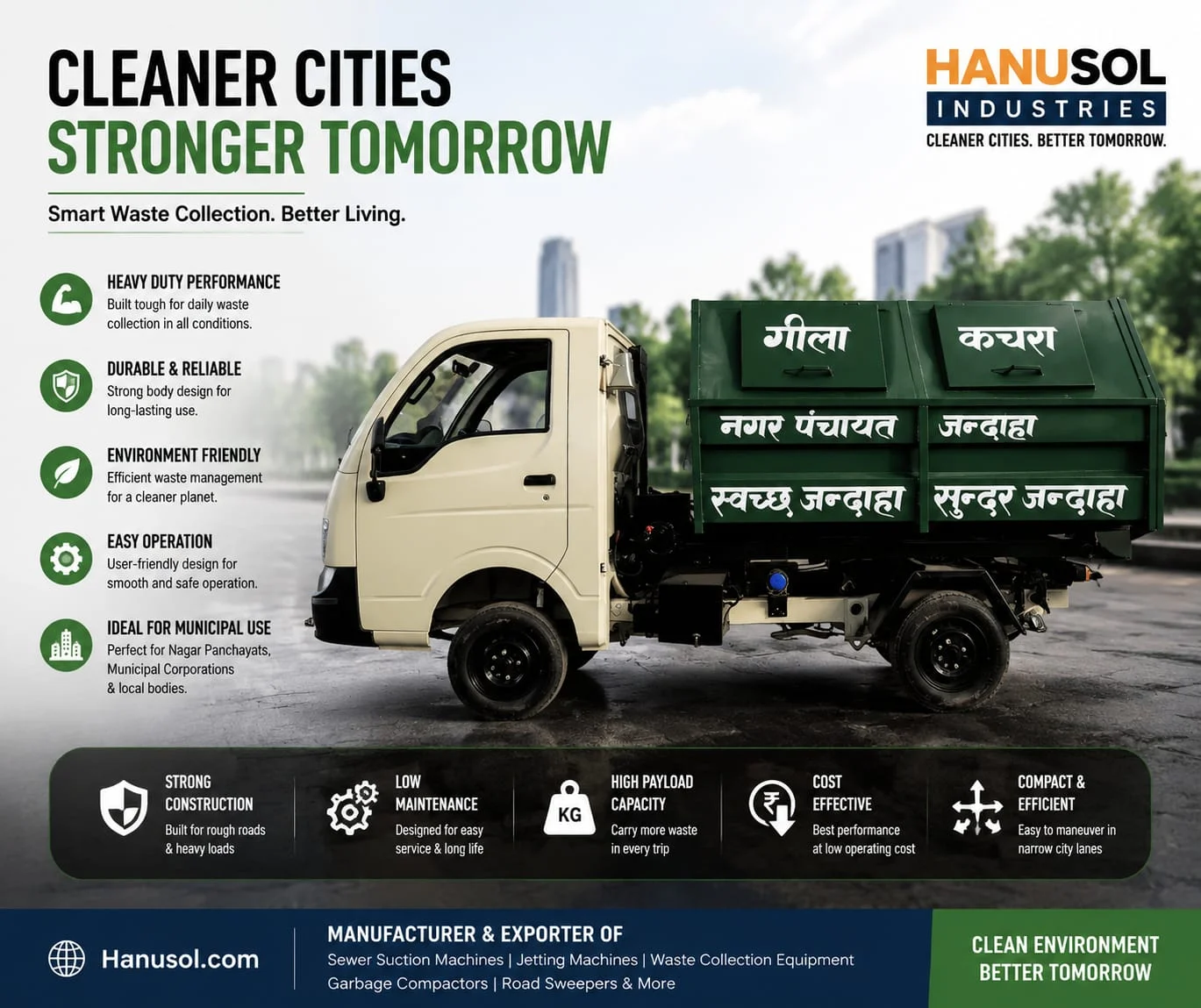 Tata Ace Garbage Tipper (Hopper Van)